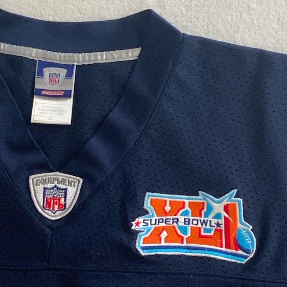NFL VTG 2006 Reebok Devin Hester XLI Super Bowl Jersey Men’s Size 54 - Picture 7 of 16